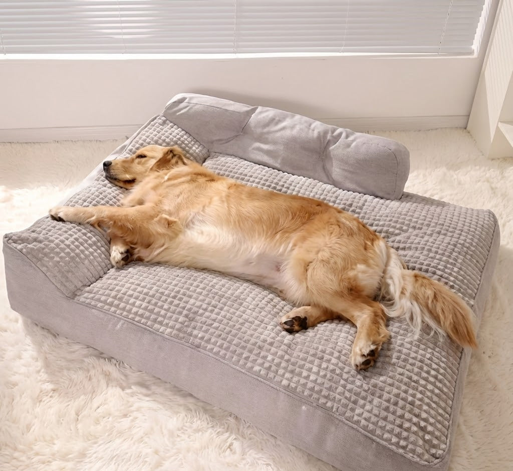 Panier Canapé pour Chien Velours Côtelé