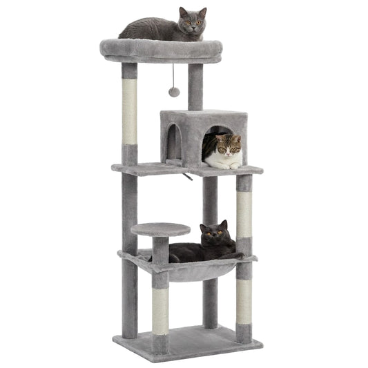 Arbre à Chat XXL 143 cm - 5 Niveaux