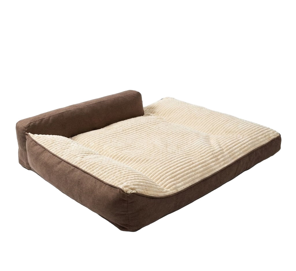 Panier Canapé pour Chien Velours Côtelé