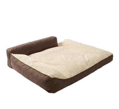 Panier Canapé pour Chien Velours Côtelé