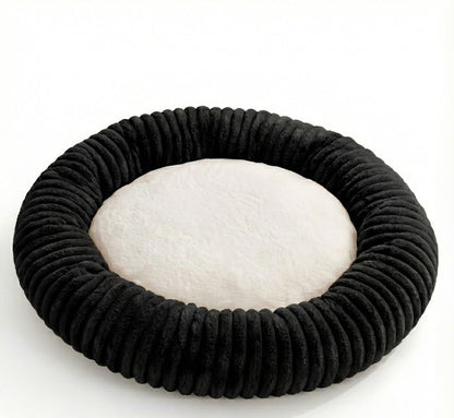 Panier Donut Chien Velours Côtelé