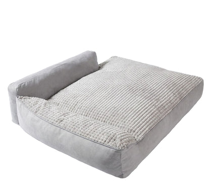 Panier Canapé pour Chien Velours Côtelé