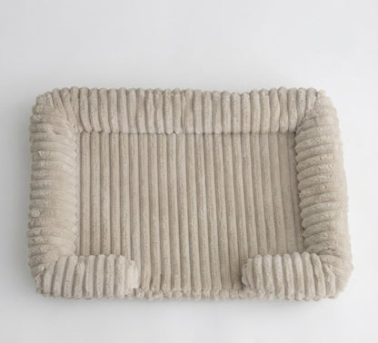 Panier Fauteuil Chien Velours Côtelé