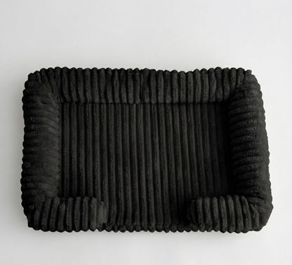 Panier Fauteuil Chien Velours Côtelé